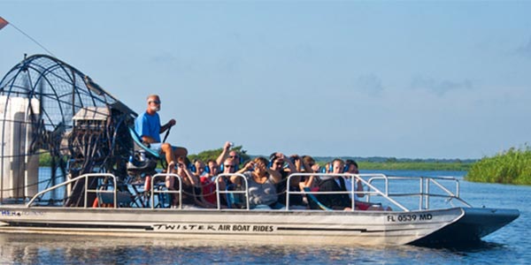 Twister Airboat Rides at Lone Cabbage Fish Camp