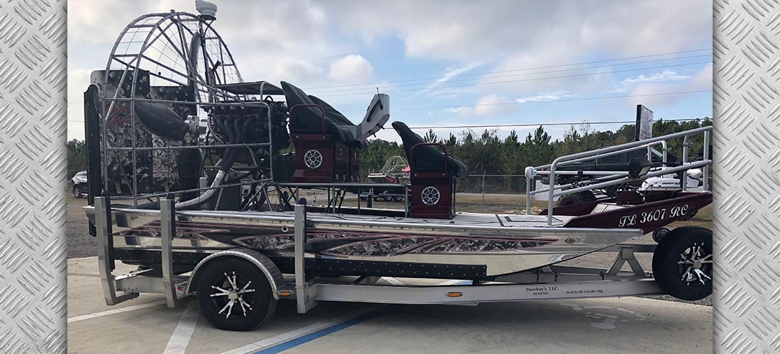 2016 PB Performance Airboat With 87 Hours
